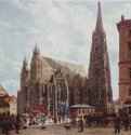 Вид на собор св. Стефана. 1832 - View of the Cathedral of St.. Stephen. 183246 x 58 смХолстРеализмАвстрияВена. Галерея австрийского искусства в Бельведере